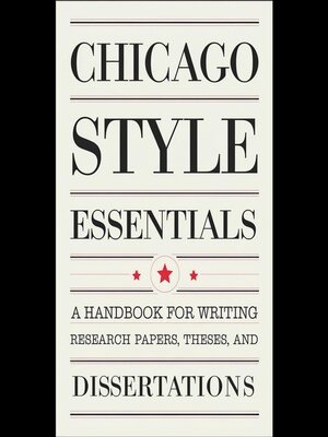 cover image of Chicago Style Essentials